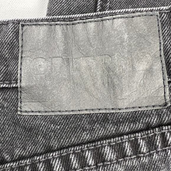 Revolve GRLFRND The Karolina High Rise Straight Crop Jean Washed Black Size 28 - Picture 12 of 15